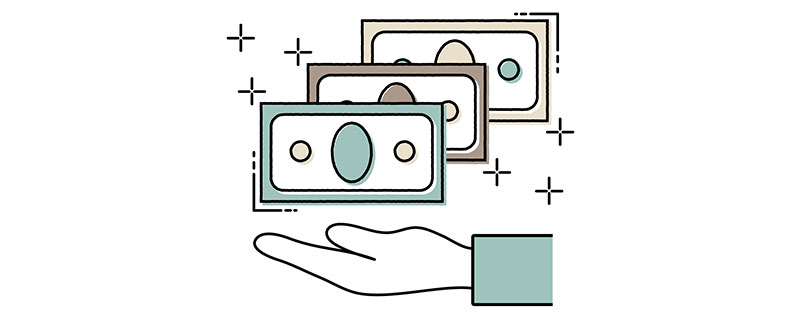 優良ランキング掲載を示す3つのお金のイラスト